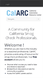 Mobile Screenshot of californiaarc.org